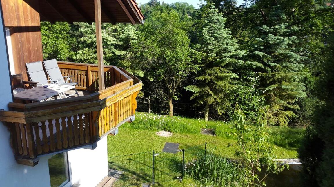 Ferienhaus "Am Schleifenbach" Saalfeld Saale Exteriér fotografie